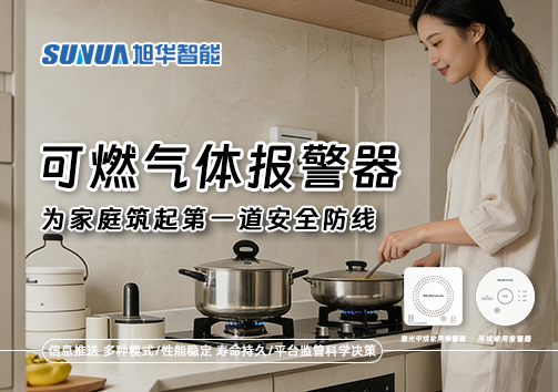 可燃气体报警器，为家庭筑起第一道安全防线！